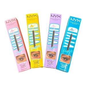 NWT-NYX PROFESSIONAL MAKE UP-VIVID BRIGHTS LIQUID LINER BUNDLE